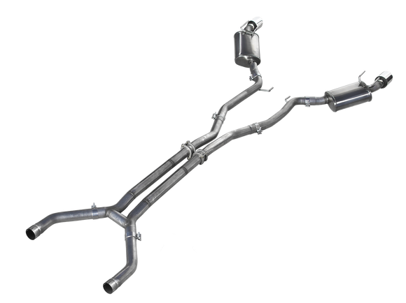 Camaro V6 2010-UP Full Catback w/ Stainless Steel Tips (DIRECT FIT TO STOCK CATS)