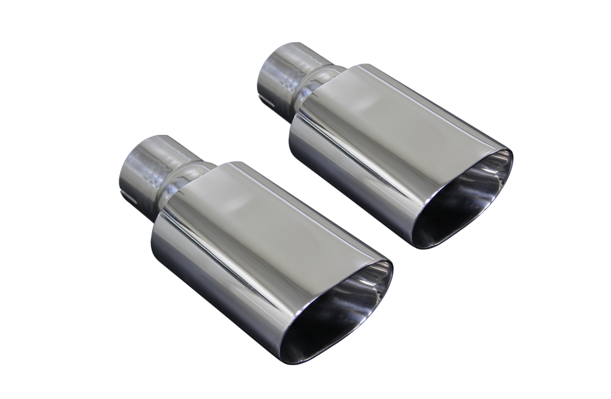 Chevelle Tips - Double Walled, Polished Stainless Steel