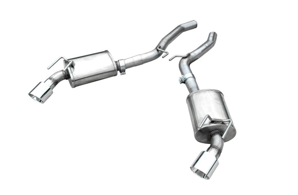CAMARO V8 2010-2015 AXLEBACK MUFFLER WITH POLISHED S/S TIPS